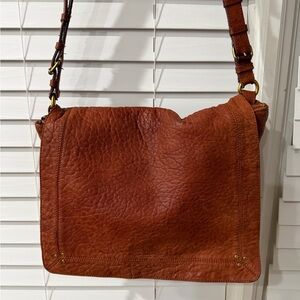 Genuine Leather Rustic Brown Shoulder Bag JEROME DREYFUSS “ALBERT”🤎Best Offfer🤎